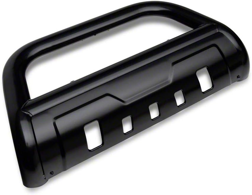 Black 3.50-Inch Oval Bull Bar with Skid Plate D570128