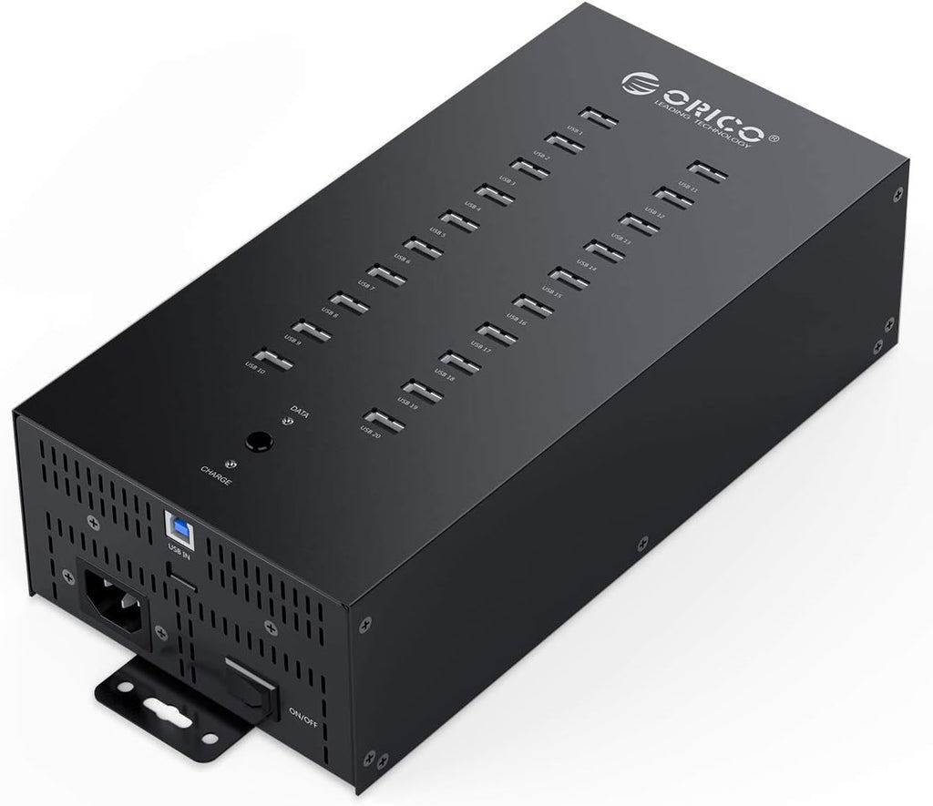 20 Ports USB 2.0 Hub with Metal Case J80779