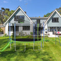 12FT Trampoline with Swing and Slide R801576