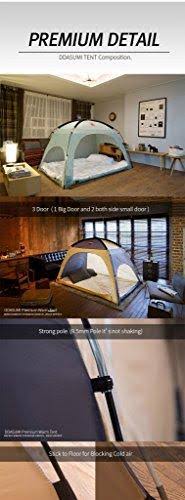 Pink Warm Tent for Single Bed S255621