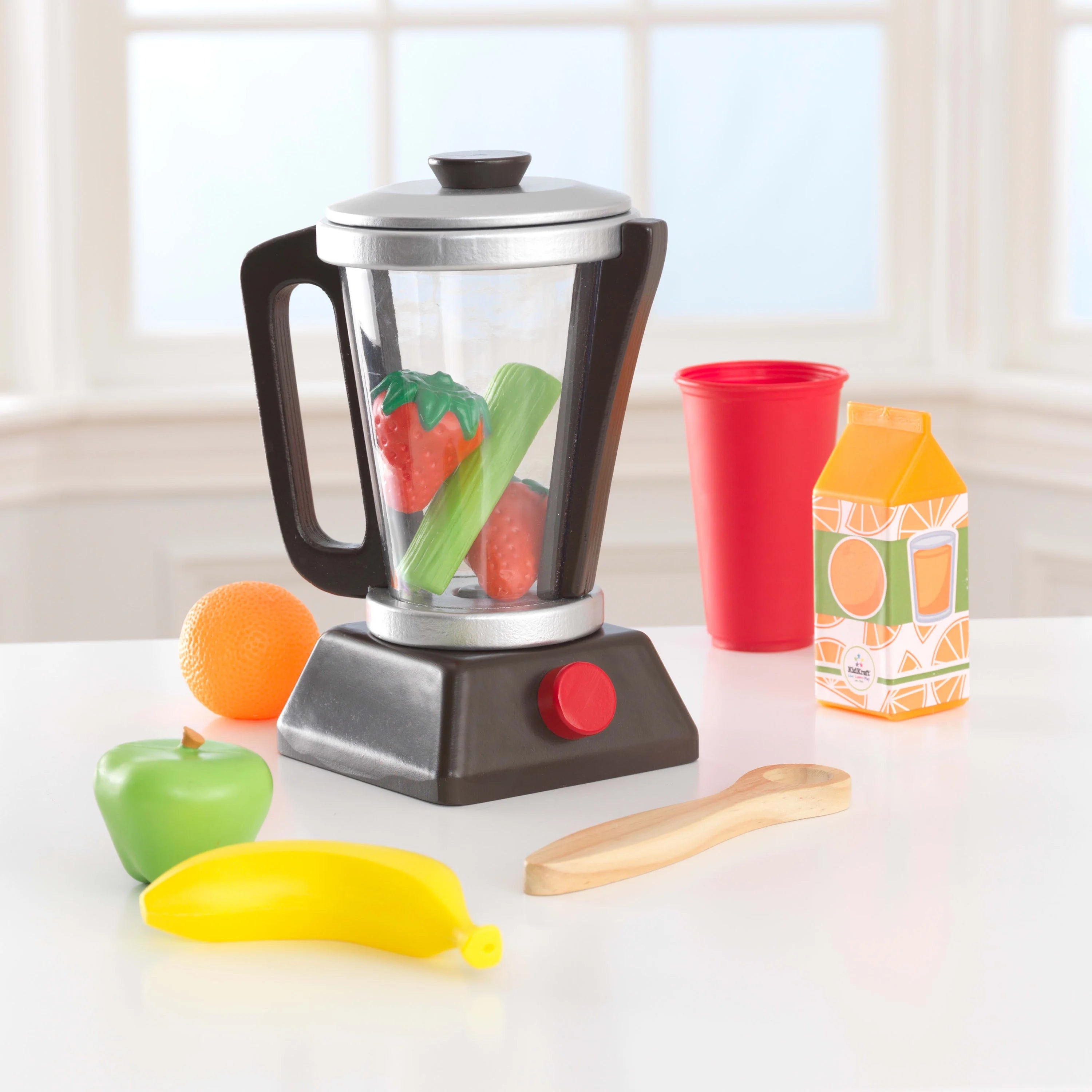 Wooden Espresso Smoothie Set with Toy Food I926932