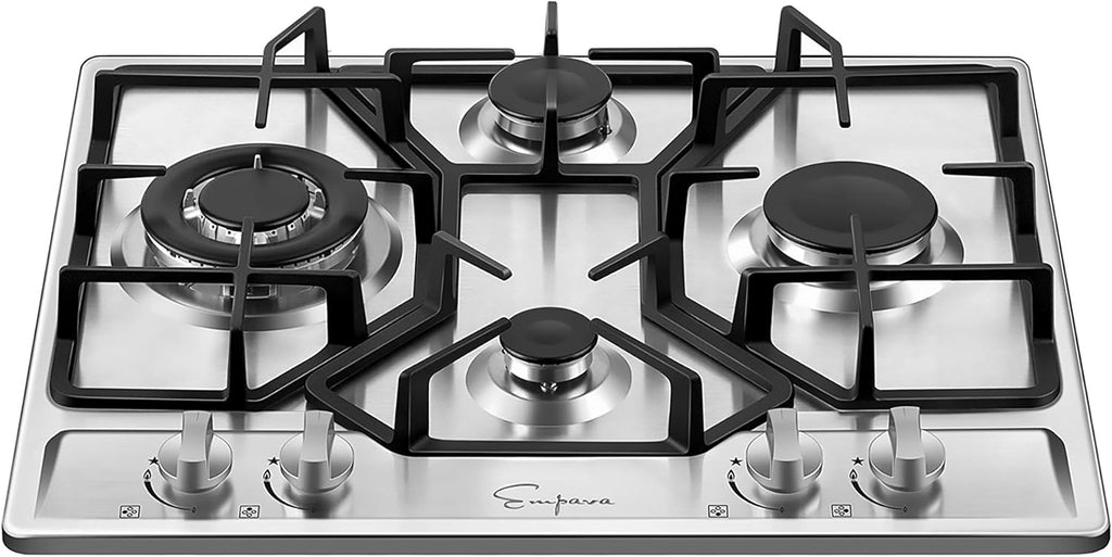 24 Inch Stainless Steel Gas Cooktop with 4 Burners N775807