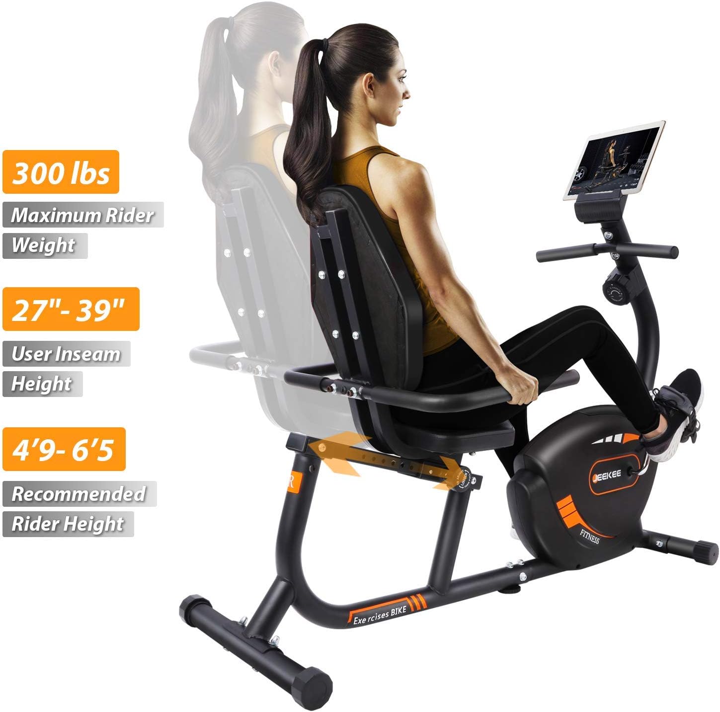 Recumbent Exercise Bike E855
