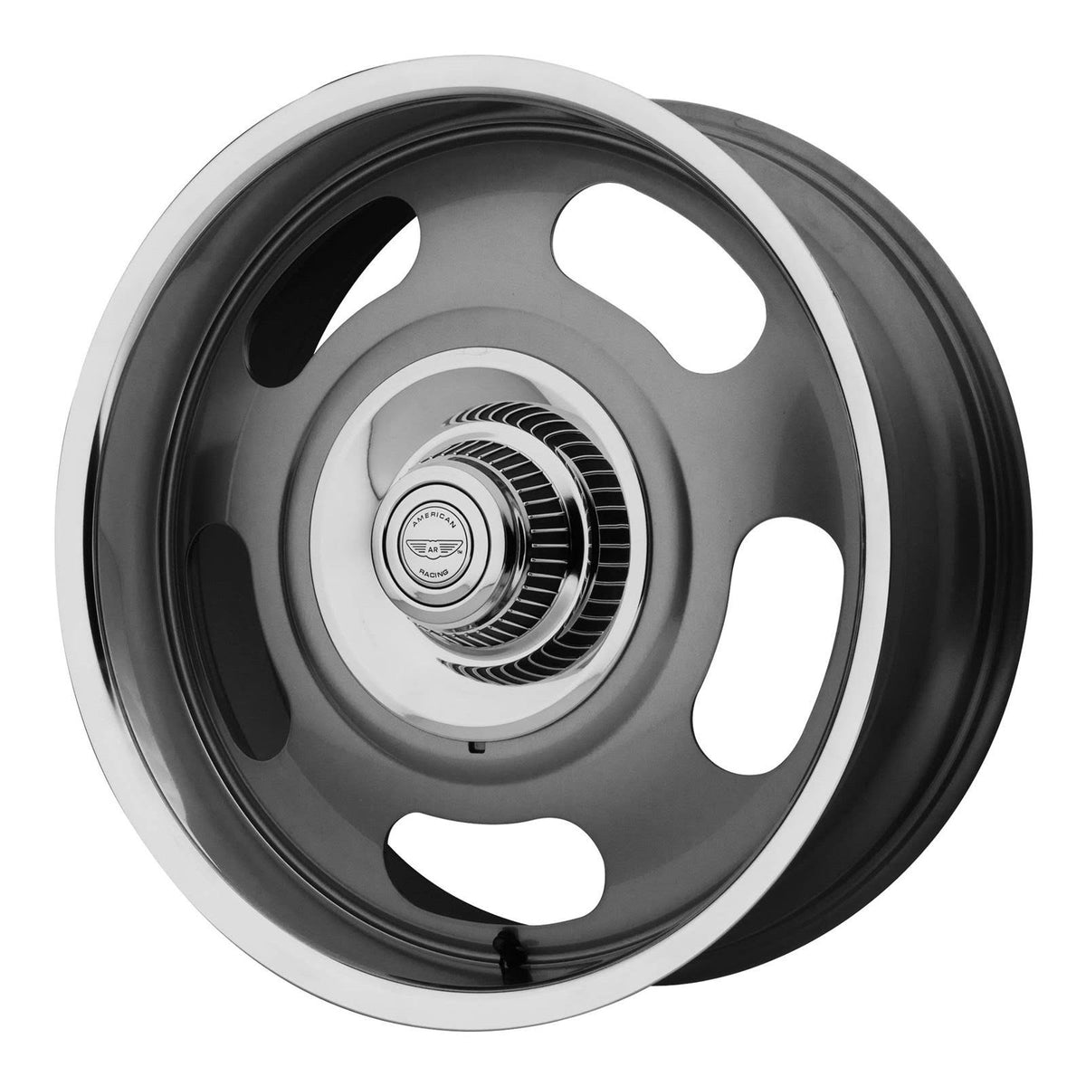 Mag Gray Center w/ Polished Lip Wheel N85533