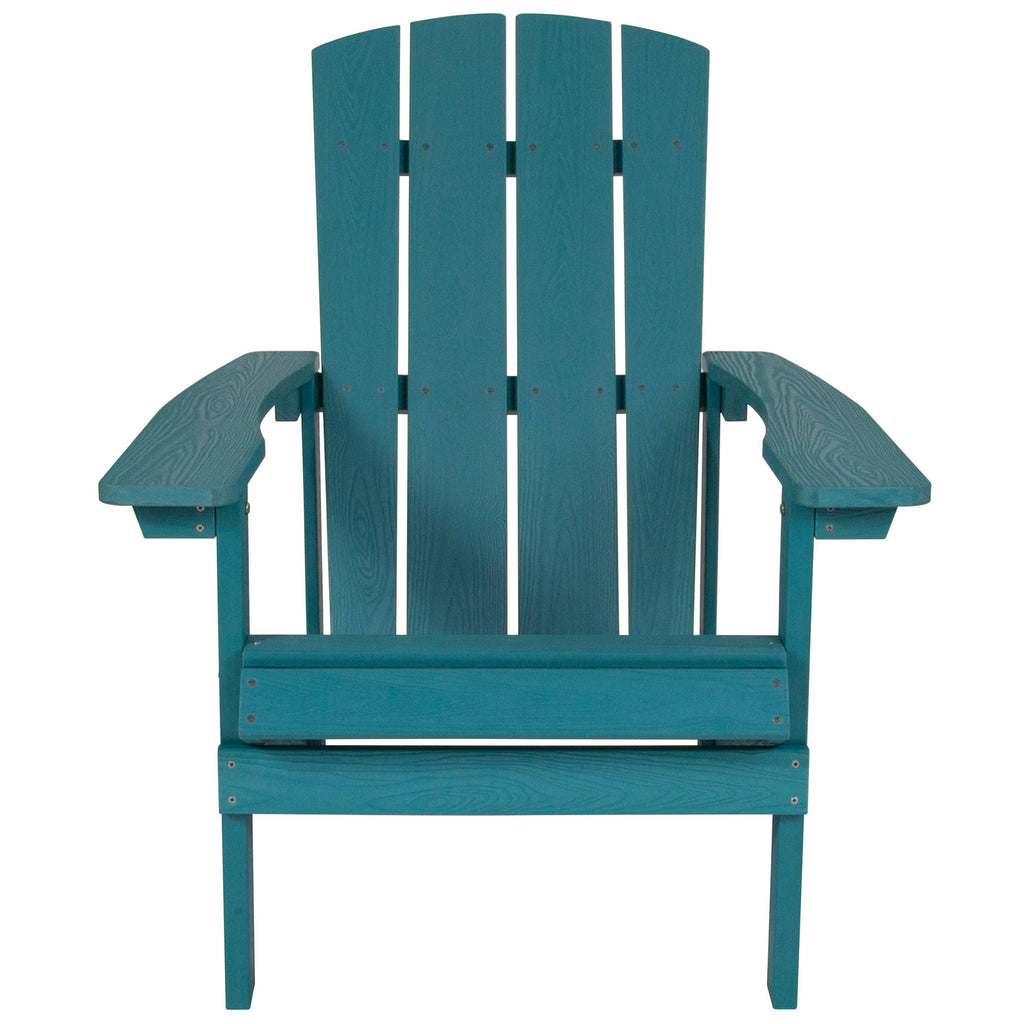 Green Faux Wood Adirondack Chair B7723
