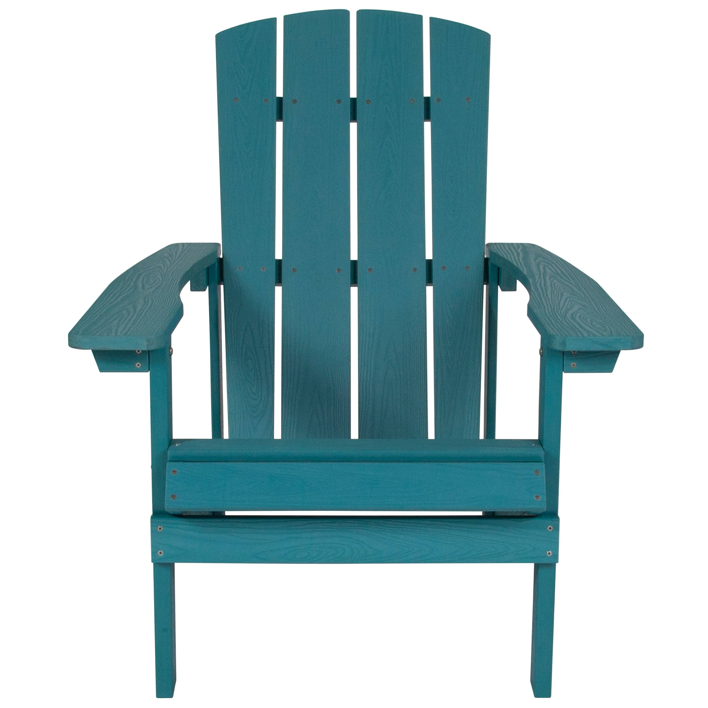 Green Faux Wood Adirondack Chair B7723