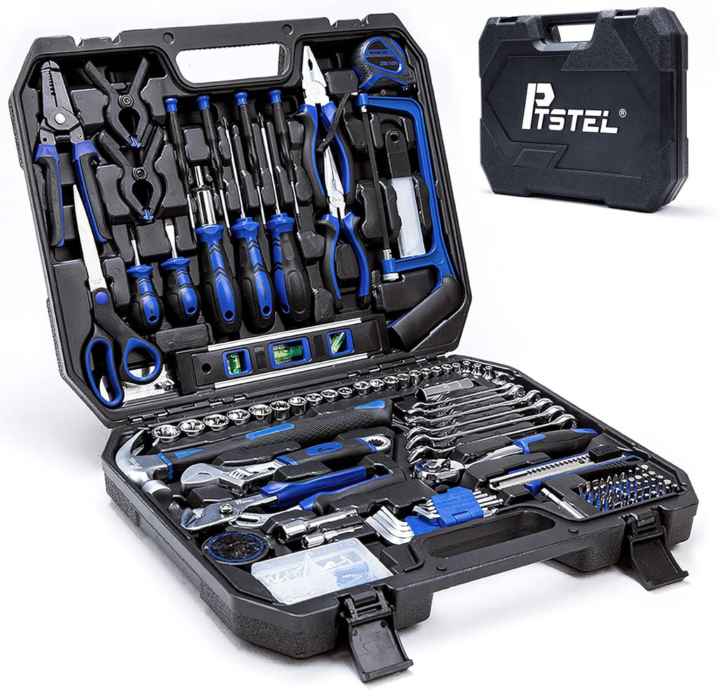 179 Piece General Household Hand Tool Set with Carrying Tool Box J580634