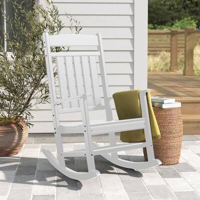 White Classic Rocking Chair T9431