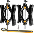 Double Speed Heavy Duty Truck RV Tire Scissor Locking X Chock H748257