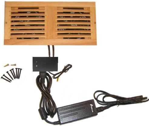 Dual 120mm Fan Cooler Kit with Wood Grill/Thermal Controller T810125