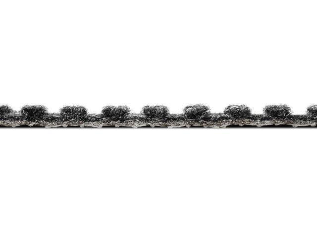 Charcoal Black 3' x 25' Skid-Resistant Carpet Runner O3305
