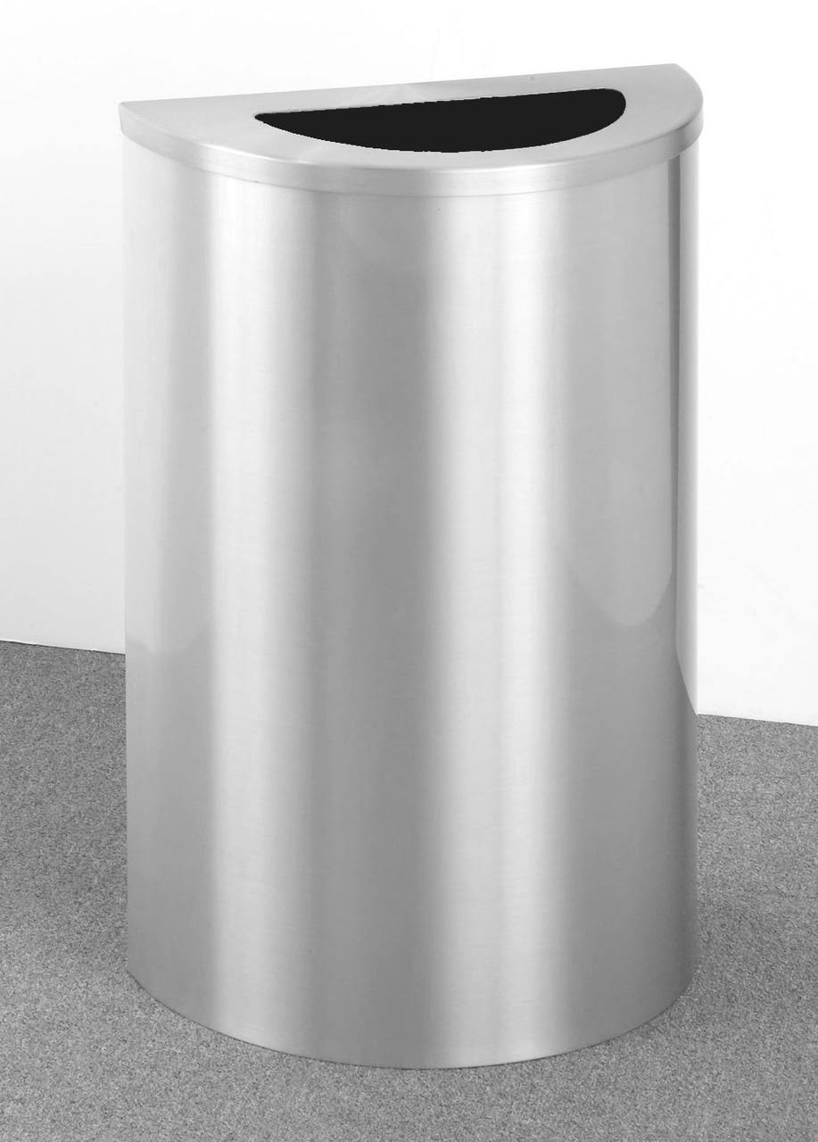 Half Round Trash Can 16 Gallon R892