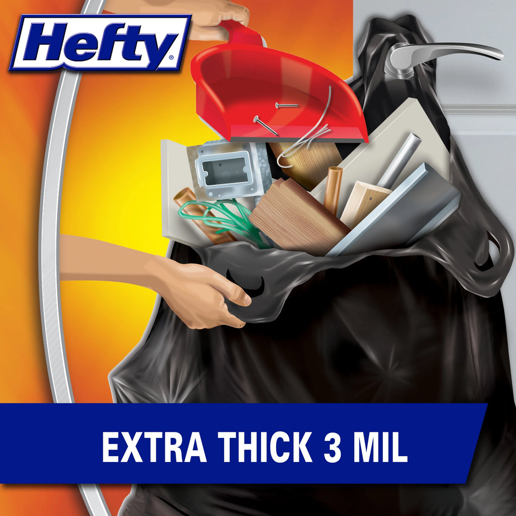 Heavy Duty Contractor Large Trash Bags, 42 Gallon, 14 Count H610285