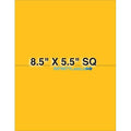 Fluorescent Orange Paper 100 sheets 8.5 x 5.5 Laser Sheets I939528