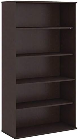 5 Shelf Bookcase in Mocha Cherry F906