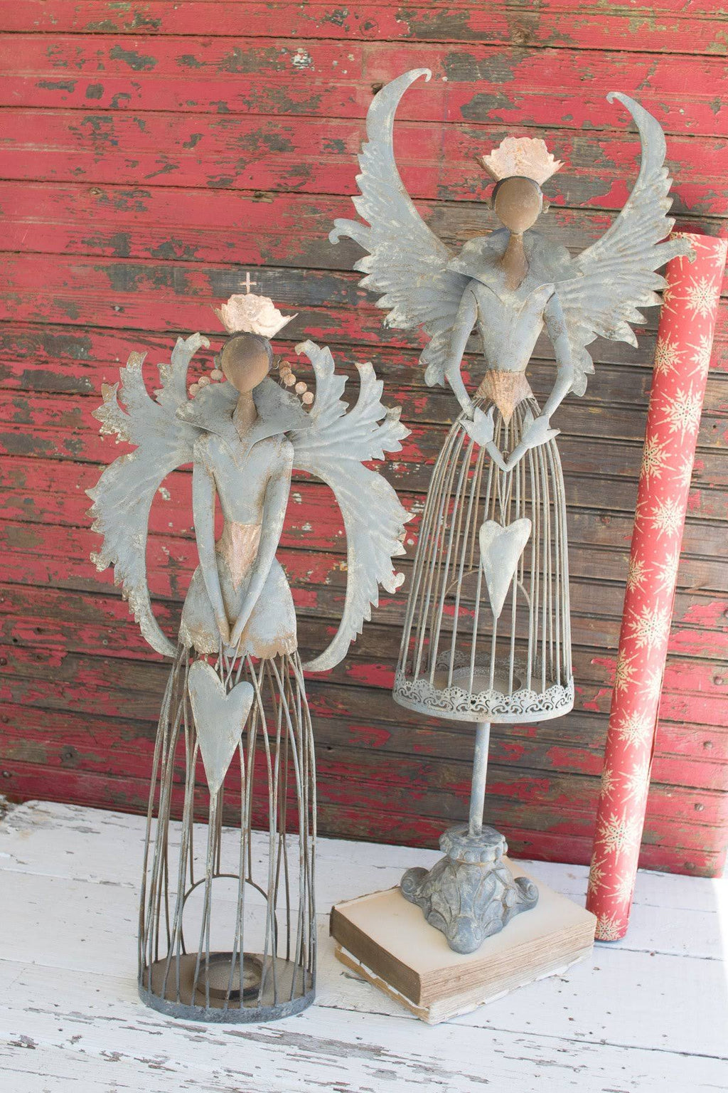 Metal Christmas Angels (Set of 2) I220