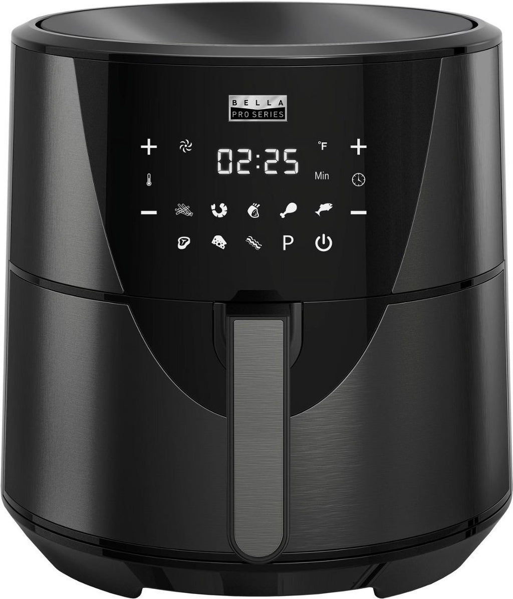 8-qt. Digital Air Fryer Black Stainless Steel F2846