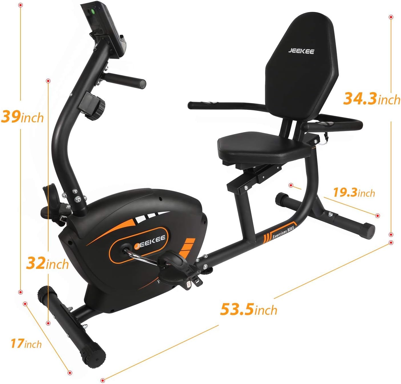 Recumbent Exercise Bike E855