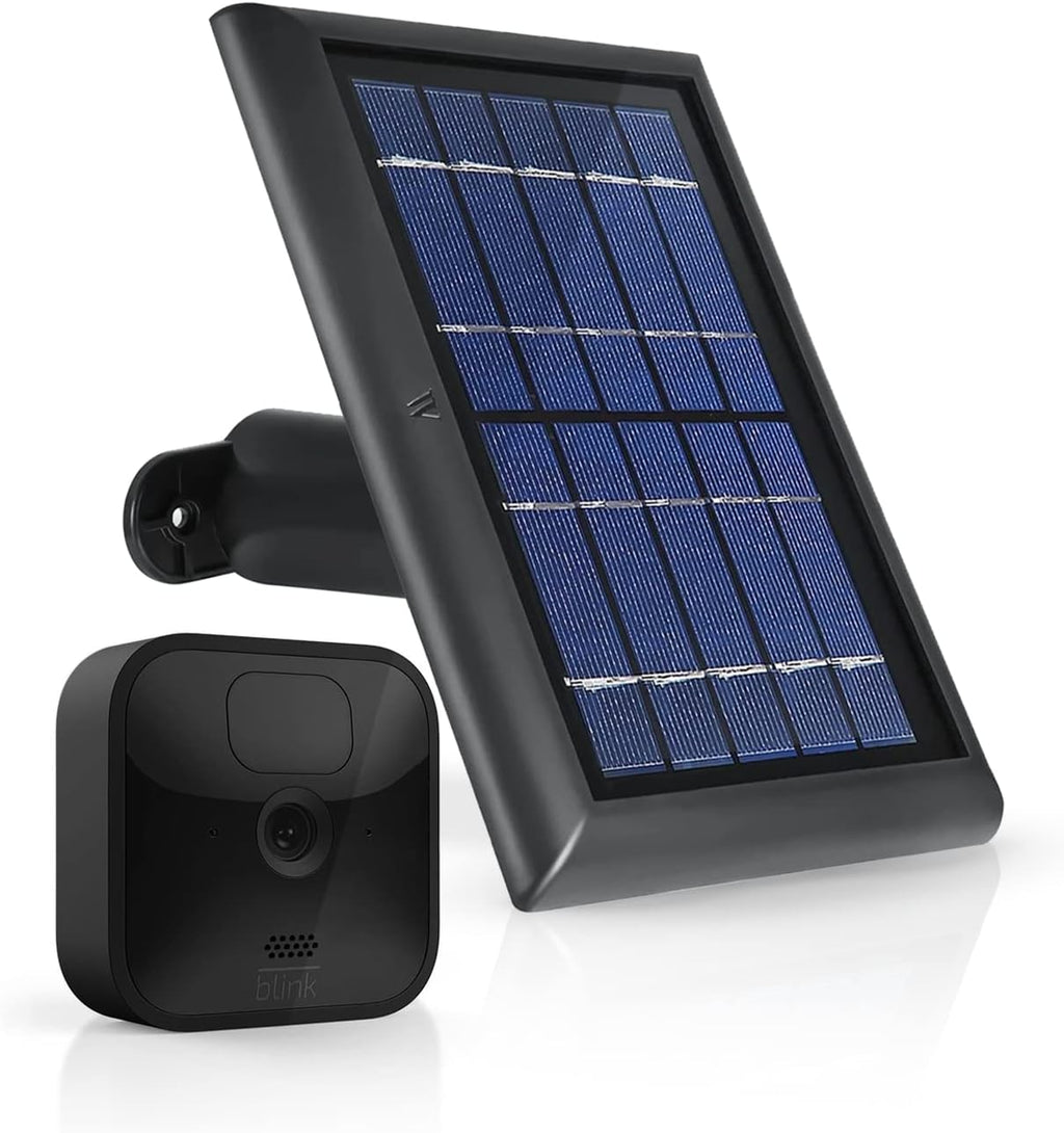 3-Pack Black Solar Panel with Internal Battery for Blink Camera P8919