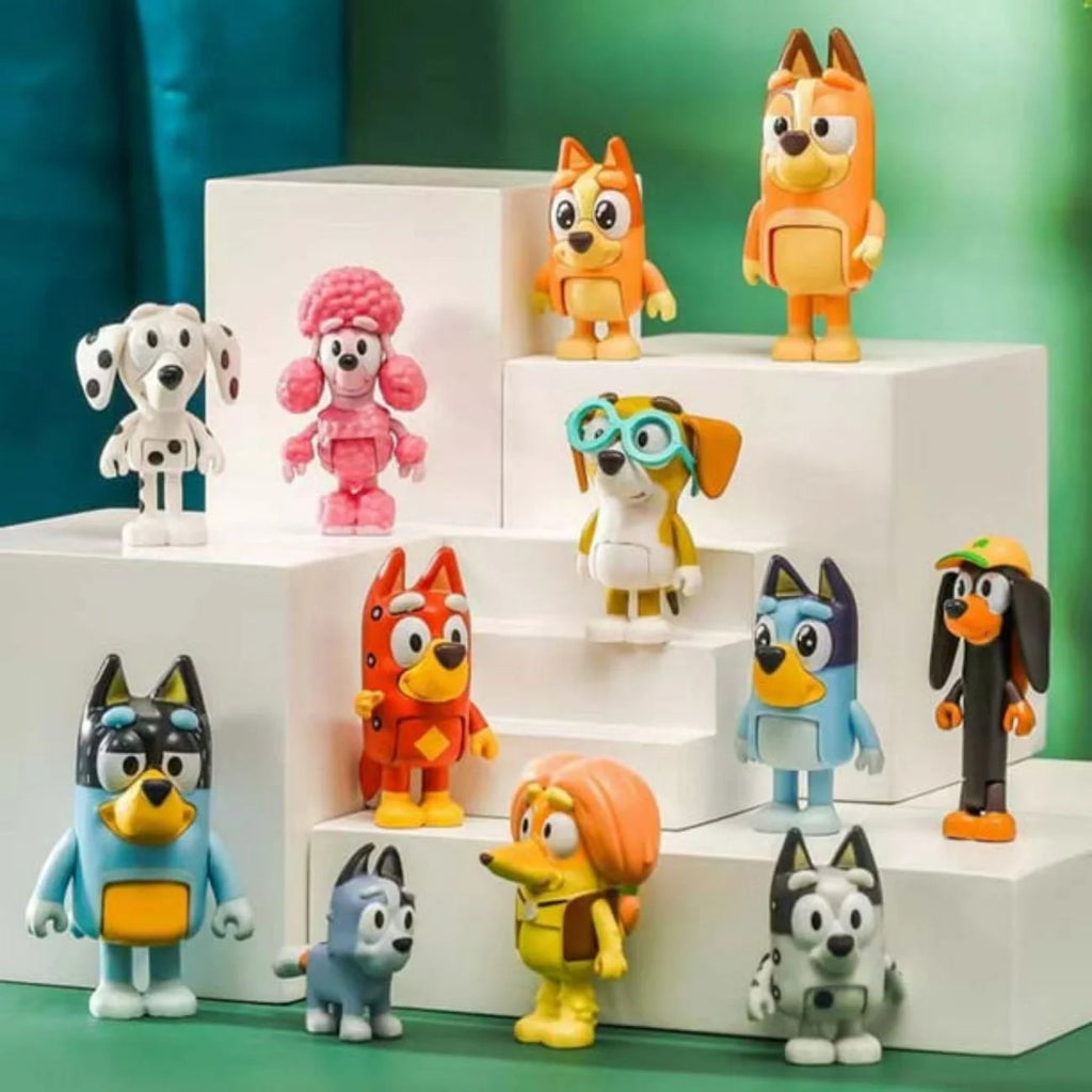 12 Pcs Dogs Action Figures Set I825273