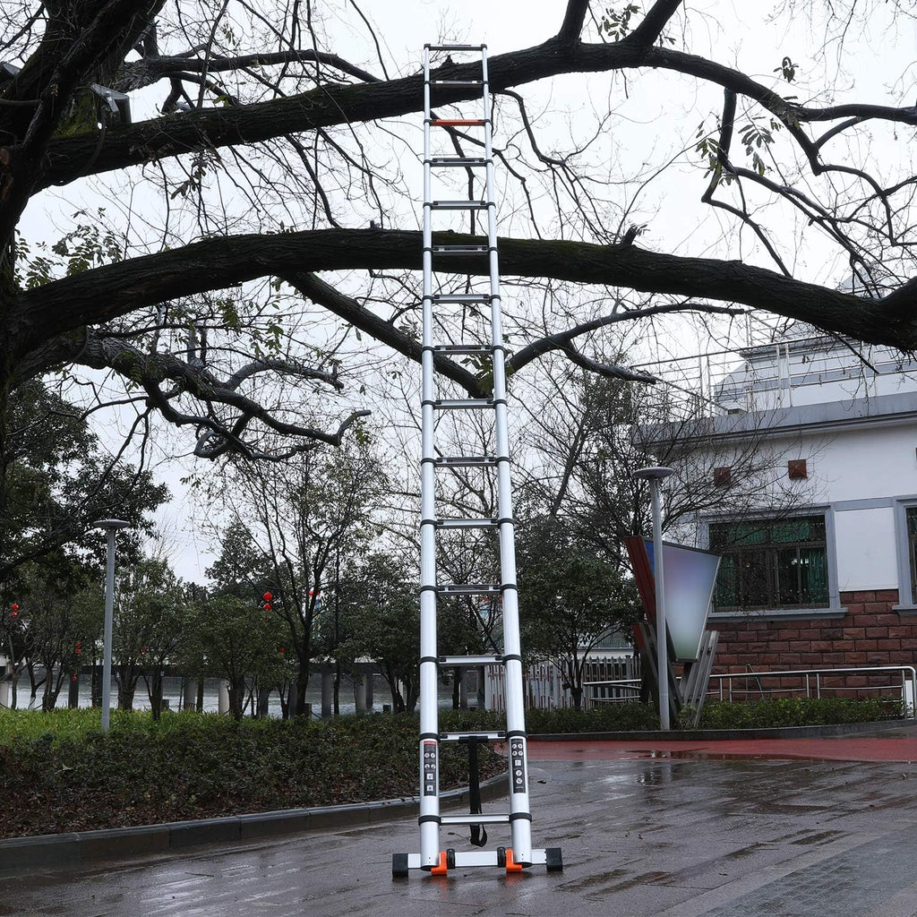 18.5 FT Aluminum Telescoping Ladder J25423