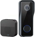 1080P HD Wireless Video Doorbell Camera with Chime, Pack of 2 T715774
