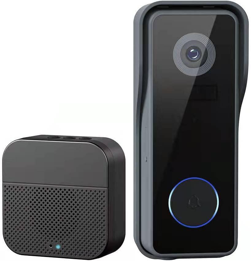 1080P HD Wireless Video Doorbell Camera with Chime, Pack of 2 T715774