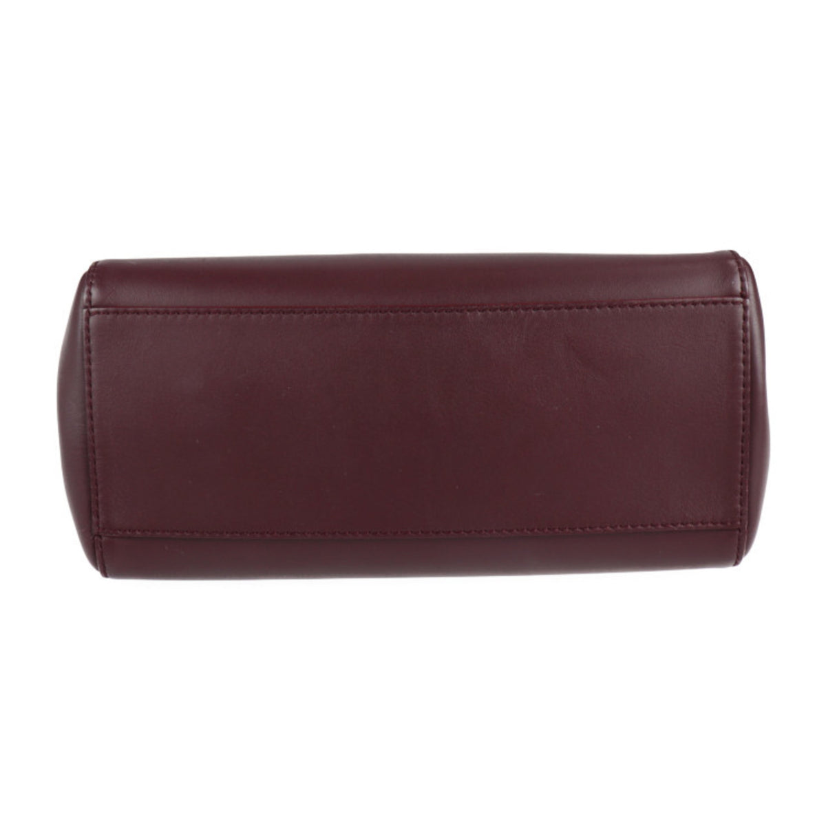 Bordeaux Calf Leather 2WAY Shoulder Bag Tote O761