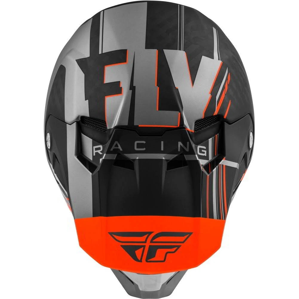 Matte Orange Grey Black Carbon Helmet G67897