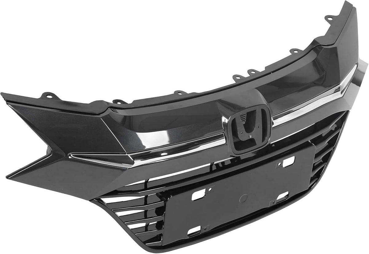 Chrome Glossy Black Front Upper Bumper Grille Assembly I36067
