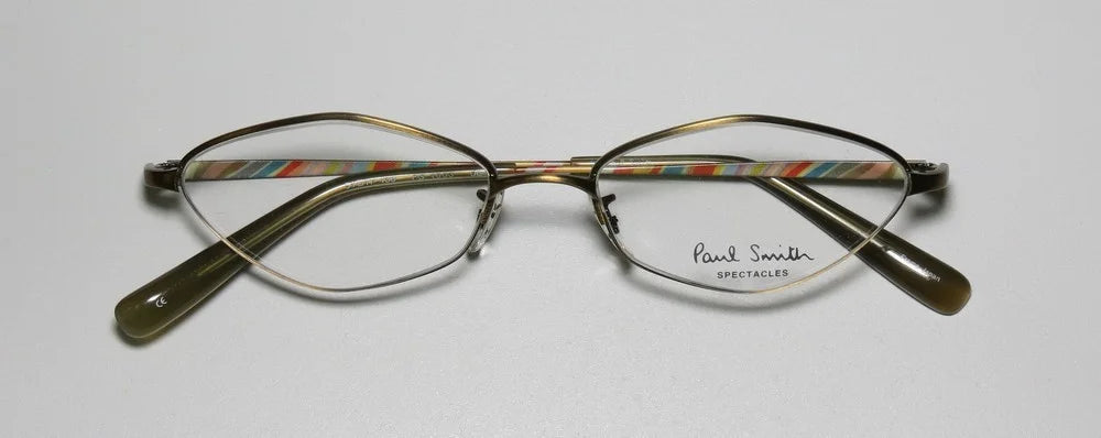 Matte Khaki Cat Eye Full-Rim Eyeglasses B4772