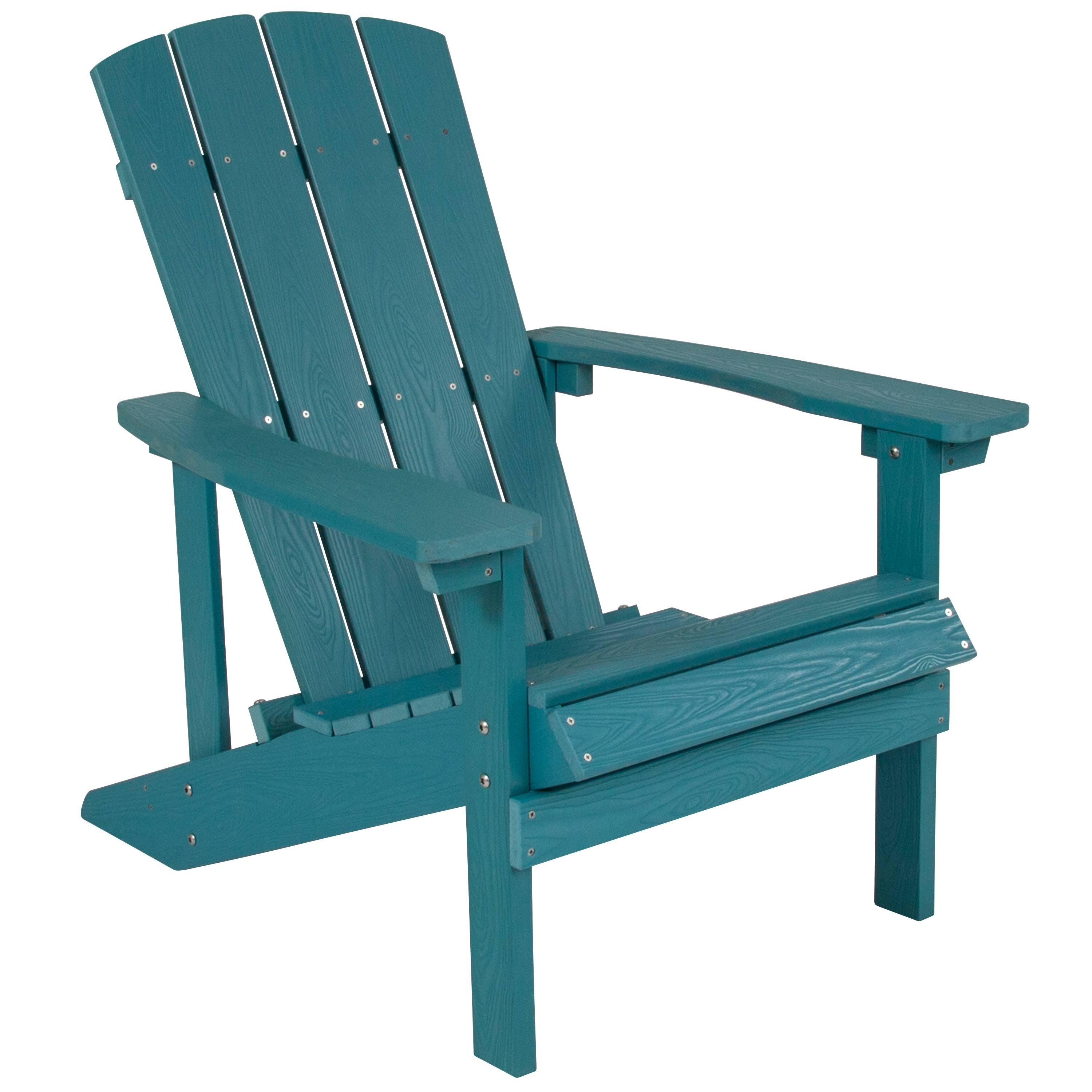Green Faux Wood Adirondack Chair B7723