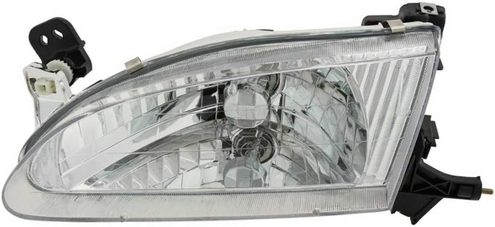 Headlight Assembly Pair for Toyota Corolla 1998 1999 2000 Halogen Q77465