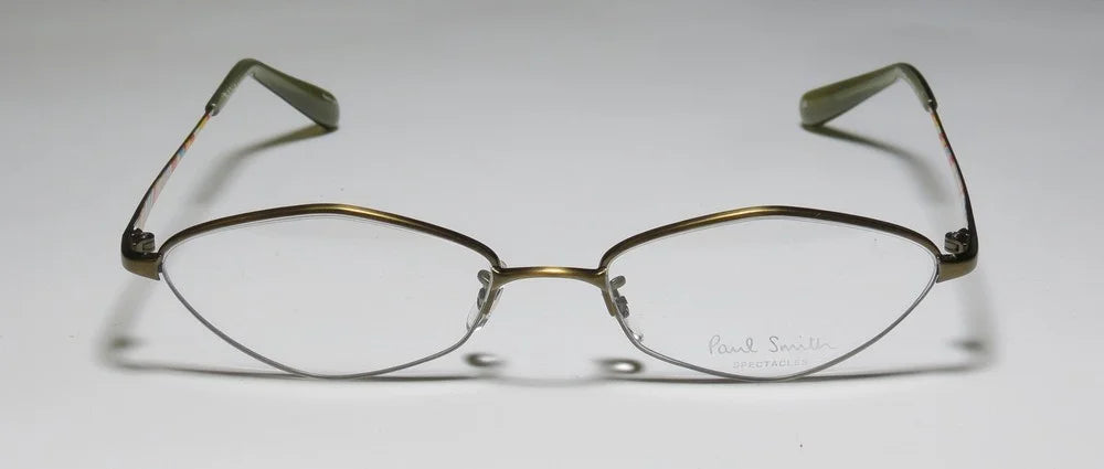 Matte Khaki Cat Eye Full-Rim Eyeglasses B4772