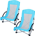 Lightweight Camping Chair with High Mesh Back and Carry Bag D314