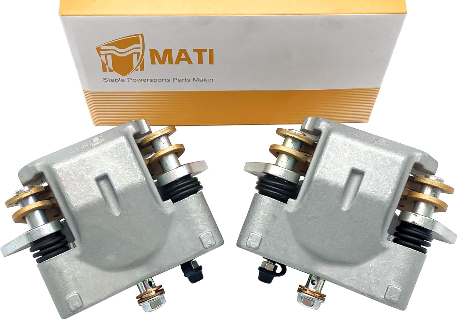 Front Left Right Brake Calipers W/Pads Pack of 2 J8249