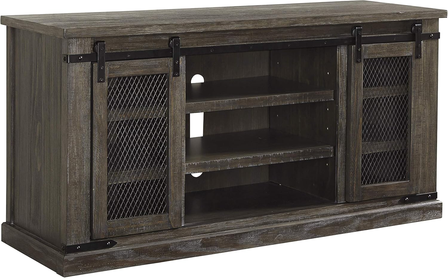Large TV Stand Whitewash K2707