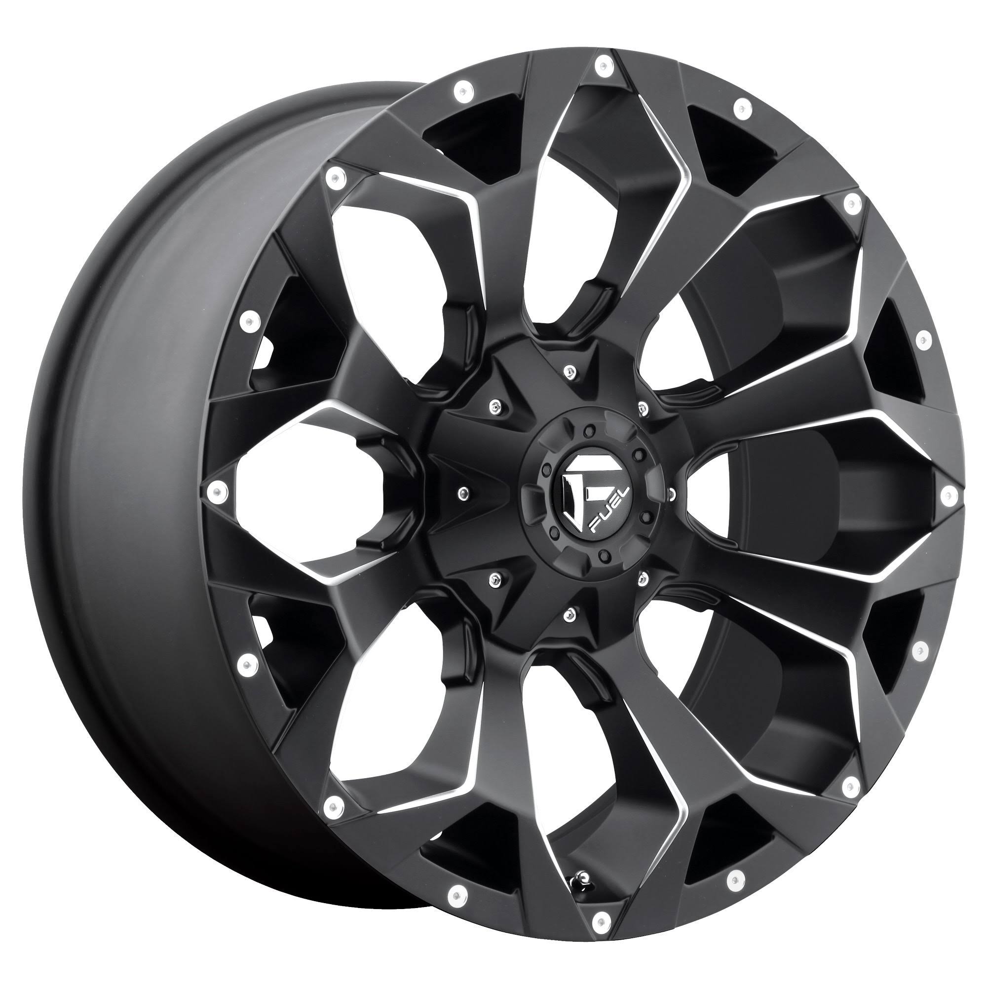 Matte Black Milled Fuel Offroad D546 Assault Wheel 22x9.5 P477702