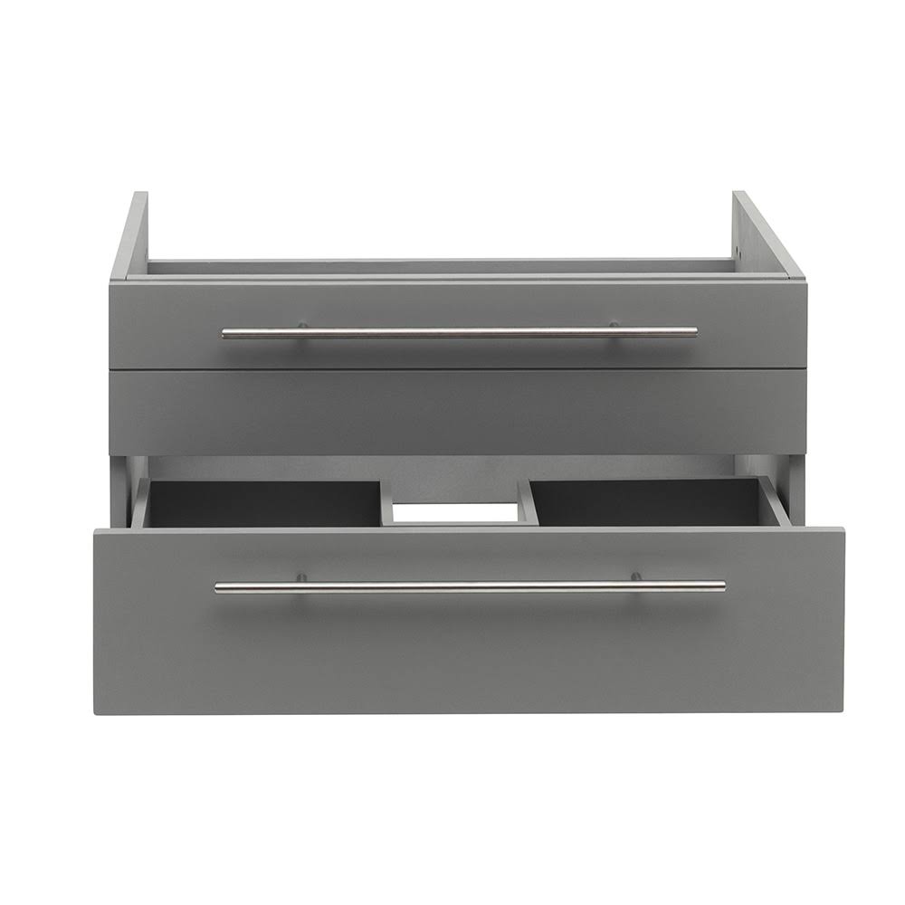 Gray Wall Hung Undermount Sink Cabinet U578