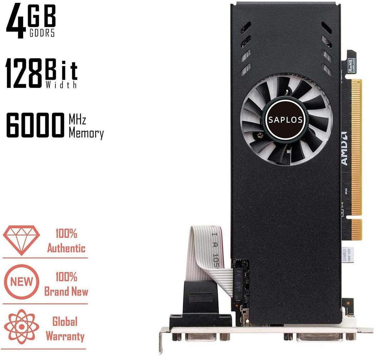 4GB GDDR5 Low Profile Graphics Card Q14660