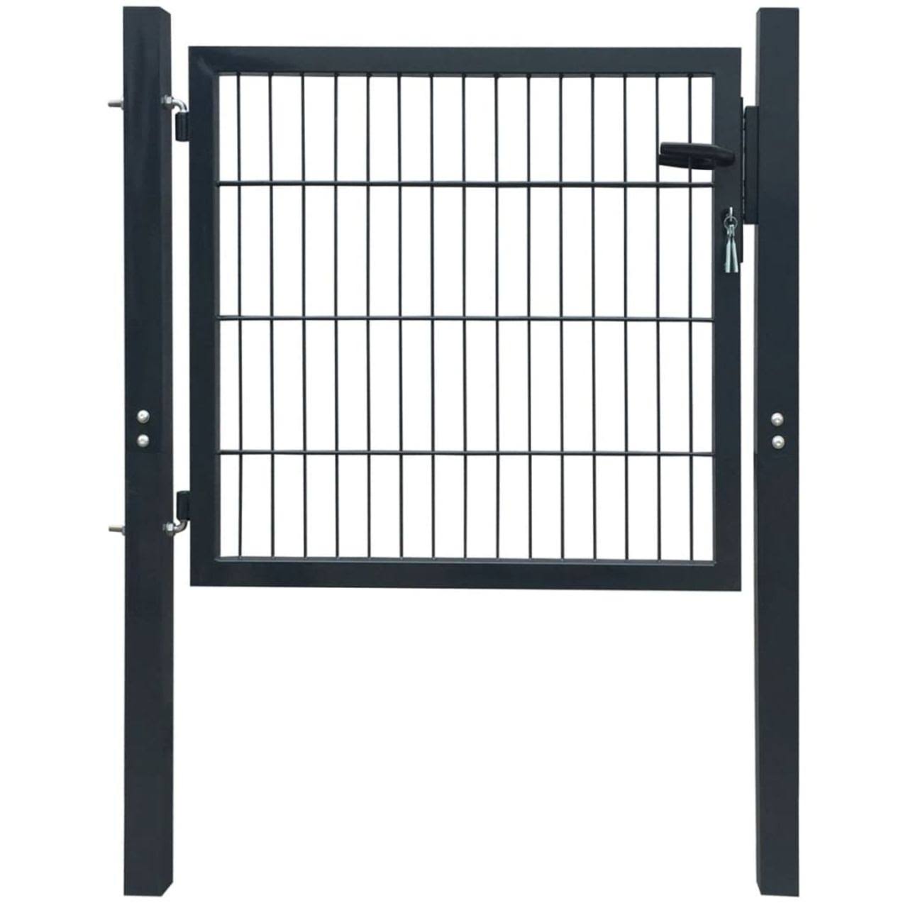 Steel Fence Gate Anthracite S83761