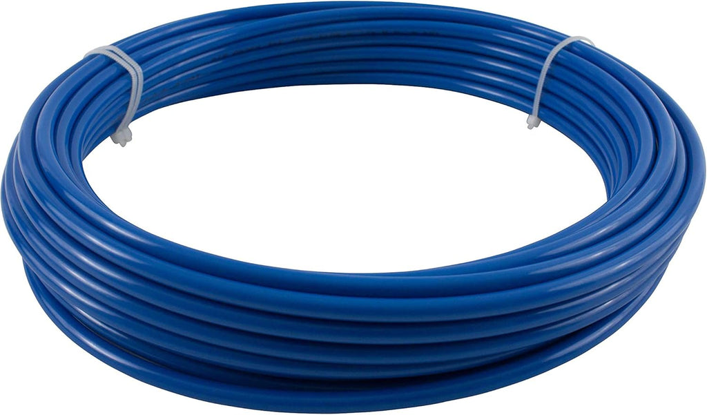3/8" OD x 100' Blue Nylon Air Brake Tubing, Pack of 2 E577
