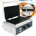 110V Commercial Stainless Steel Nonstick 10PCS Waffle Maker B80915