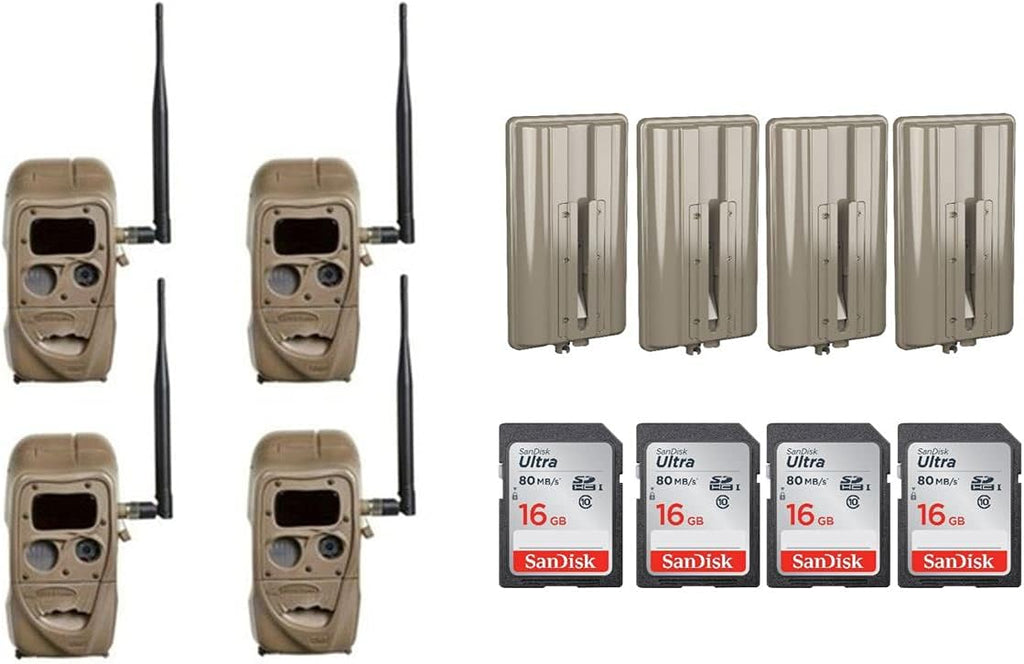 4 Blackflash Cameras 4 Battery Power Banks 4 8GB SD Cards K5429