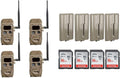 4 Blackflash Cameras 4 Battery Power Banks 4 8GB SD Cards K5429