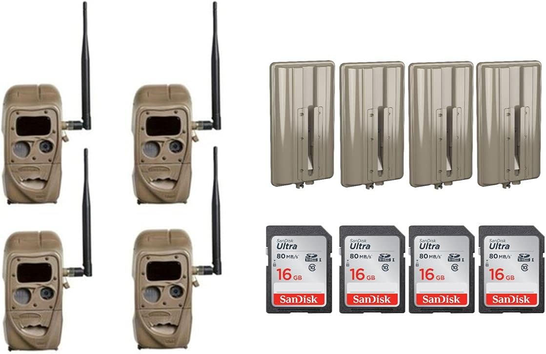 4 Blackflash Cameras 4 Battery Power Banks 4 8GB SD Cards K5429