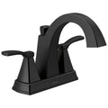 4 in. Centerset 2 Handles Bathroom Faucet Black A881364