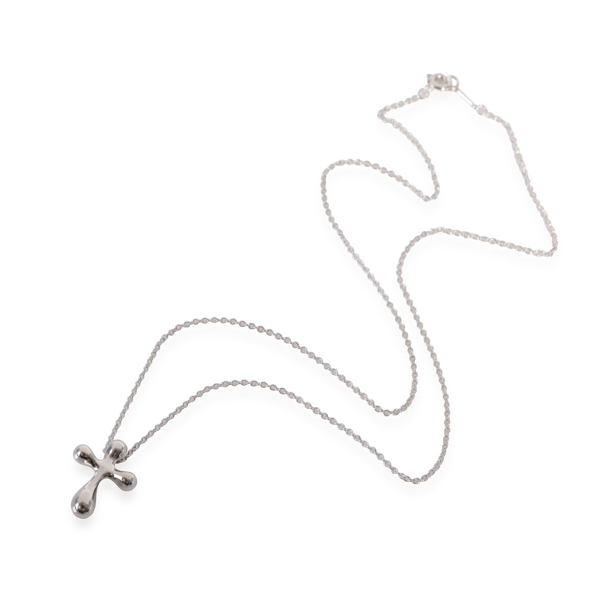 Platinum Cross Pendant on a Chain I973867