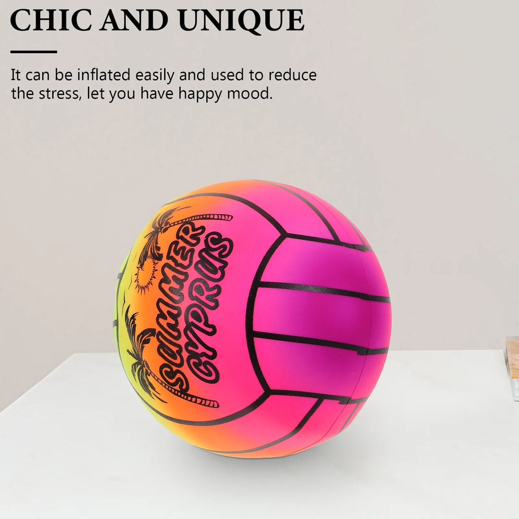 Inflatable Rainbow Volleyball Beach Ball X942366