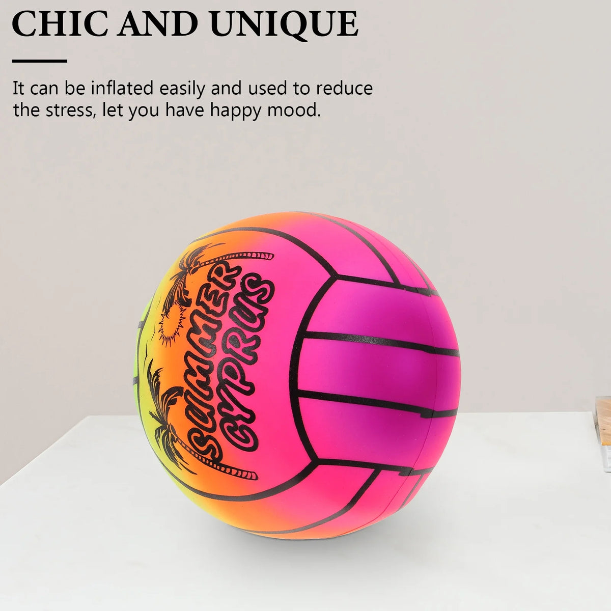 Inflatable Rainbow Volleyball Beach Ball X942366